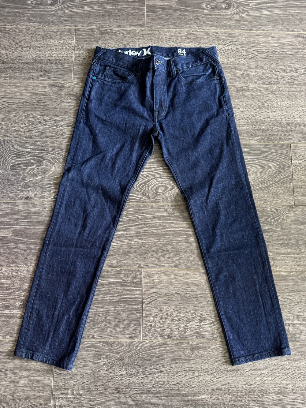 Hurley Men’s Navy Slim Straight Jeans